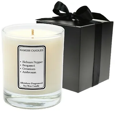 HC-M14 - Sauvage Like Aftershave - Personalised Soy Wax Candle - 20cl • £14.50