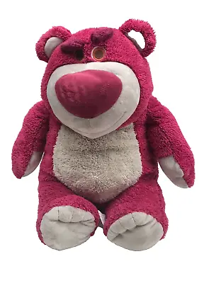 Disney Store Lotso Bear Large Soft Plush Cuddly Toy Strawberry Scent Toy Story • £12.99