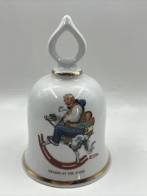 The Wonderful World Of Norman Rockwell Danbury Mint Bell - Gramps At The Reins • $5.90