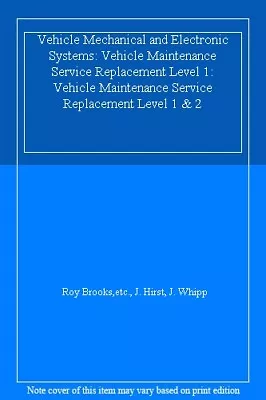 Vehicle Mechanical And Electronic Systems: Vehicle Maintenance Service Replacem • £9.86