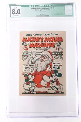 Mickey Mouse Magazine #v2 #2 - Walt Disney 1934 CGC 8.0 Promotional ONLY 3 EXIST • $999