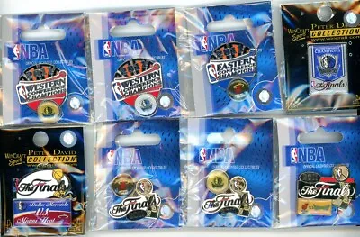 2011 NBA Conference & Finals Pin Choice Miami Heat Champs Dallas Mavericks Pins • $4