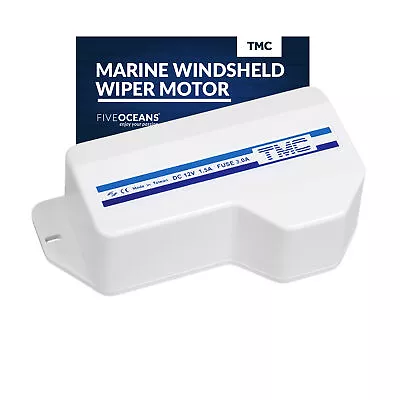 TMC Marine Heavy Duty Self-Parking Windshield Wiper Motor 12V Five Oceans FO746 • $129