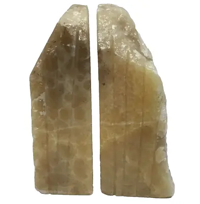 Solid Stone Quartz? Heavy Bookends • $31.99