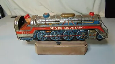 Vintage Modern Toys Tin Silver Mountain 3525 Battery Operated Train For Parts • $7