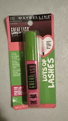 Maybelline Great Lash Mascara Lots Of Lashes 142 Brownish Black Washable • $7