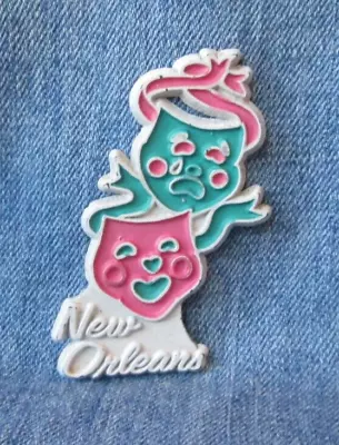 Mardi Gras Masks New Orleans Rubber Magnet Souvenir  Refrigerator M39 • $7.88