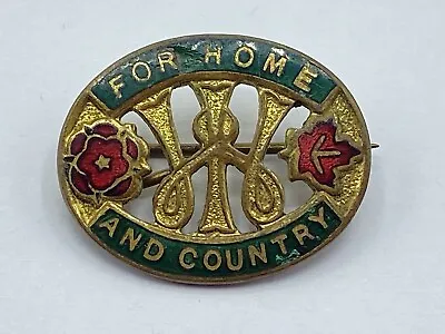 WW2 Women's Institute For Home & Country Federation Badge By W.O.Lewis • $12.63
