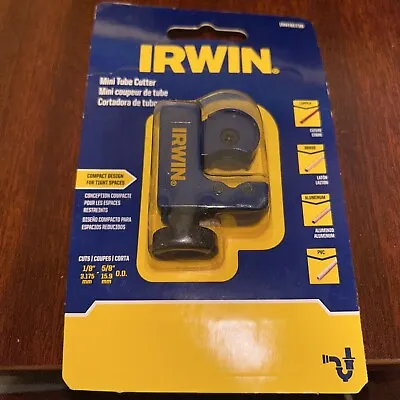 Irwin Multipurpose Mini Tube Cutter IRHT81730 - Cuts 1/8  To 5/8  Pipe  • $5