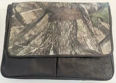 Weber's Leather True Timber Camo Attaché Briefcase Computer Bag • $44.97