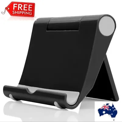  Foldable 360° Universal Desk Mount Cradle Holder Stand  Phone IPad Tablet Black • $11.99