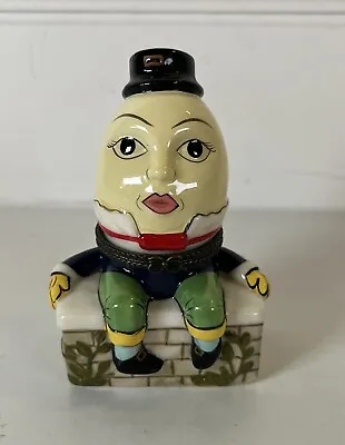 Vintage Humpty Dumpty Porcelain Hinged Trinket Box • $20