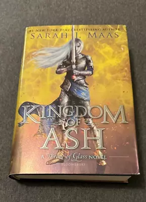 Kingdom Of Ash A Throne Of Glass Novel By Sarah J Maas HCDJ First Print 1st 2018 • $83.73