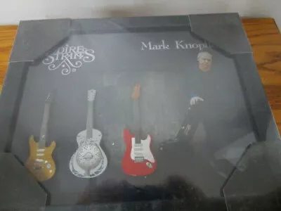 MARK KNOPFLER  Miniature Guitar Collection In Shadow Box Frame  Dire Straits • $39.99