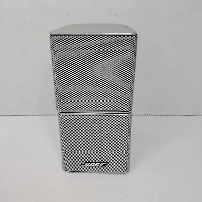 Bose Lifestyle Jewel Mini Double Cube Speaker Acoustimass Silver Gray • $29.95
