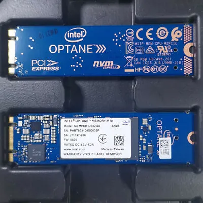 $60.37 • Buy Intel Optane Memory 32 GB M.2 2280 32GB MEMPEK1J032GA PCIe 3.0 3D Xpoint NVMe