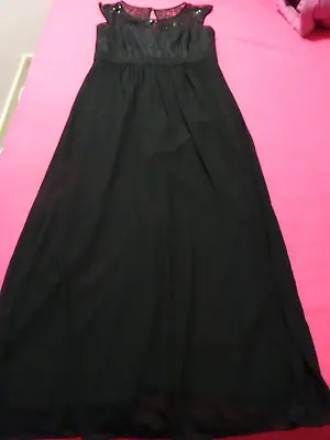 CiTY CHiC : Women's Black Maxi Sequin Dress : Size 16 [S] : GoRGEOUS • $40