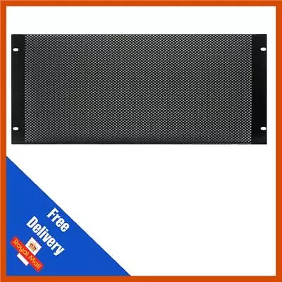 DY Pro Audio | 19  Mesh/Vented Solid Steel Rack Blanking Panel/Plate | 6u • £14.99