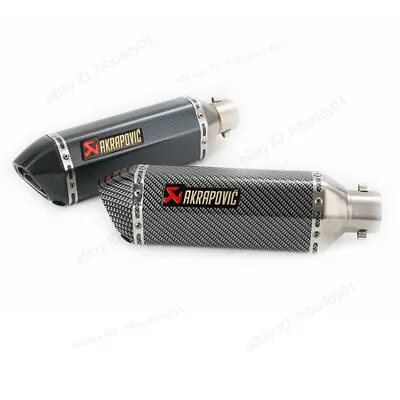 51mm Universal Exhaust Tips Motorcycle ATV Muffler Silencers Tail Pipe DB Killer • $65.10