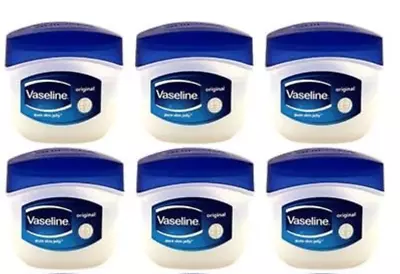 6 Pack Mini Vaseline Petroleum Jelly Lip Balm Travel Size 5.5G. EXP. DATE: 07/26 • $7.49