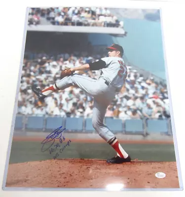 Jim Palmer Baltimore Orioles MLB '66 70 83 WS Champs' JSA Signed 16x20 Photo • $20