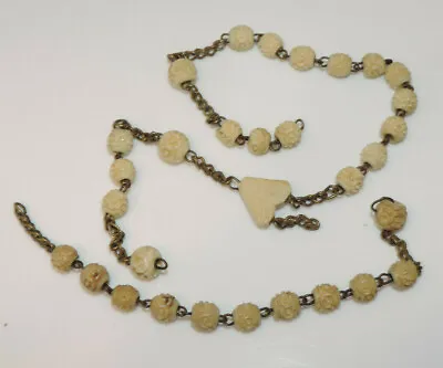 £33.98 • Buy Vintage Rosary Beads For Parts Repair 6n 7