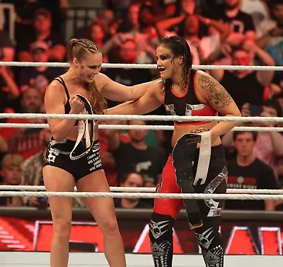 RONDA ROUSEY & SHAYNA BASZLER 8x10 COLOR PHOTO ROH ECW WWE NXT AEW IMPACT 19 • $7.96