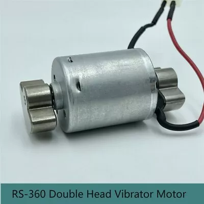 DC 3V 3.7V 5V Strong Vibration RS-360 Double Head Vibrator Motor Massager DIY • $4.85