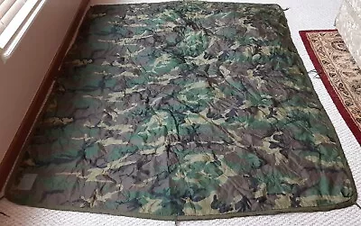 USGI Authentic Poncho Liner Woobie Woodland US MIL Issue NSN: 8405-00-889-3683 • $34.95