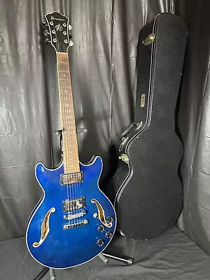 Ibanez Artcore AM73 Transparent Blue Electric Guitar W/TKL Hardcase • $399