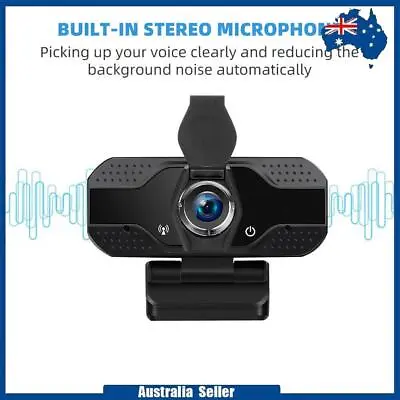 $17.35 • Buy 1080P Full HD Gaming Webcam USB For PC Desktop Laptop Web Camera W/ Microphone