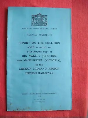 £2.99 • Buy Railway Accident Collision Report 1953 Irk Valley Junction LMR BR History Plan