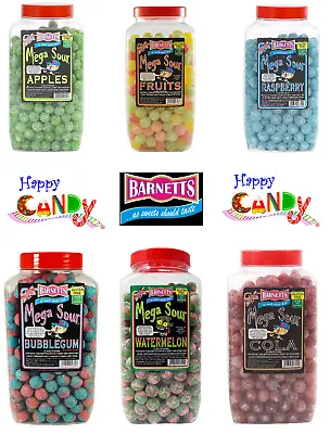 Mega Sour Sweets - Barnetts * Cola * Apple* Watermelon * Bubblegum * Raspberry • £4.99