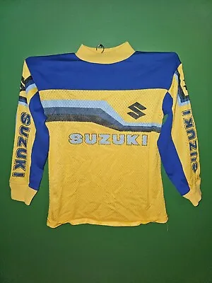 Vintage Suzuki Motocross Jersey Size Youth  • $100