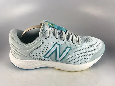 New Balance Womens 520 V7 W520LY7 Blue Running Shoes Sneakers Sz 6.5 D • $31.99