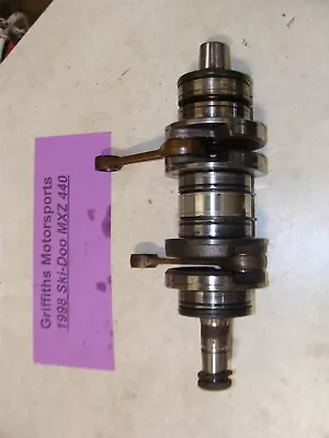 1998 97-99 SKIDOO MXZ 440 Fan Crank Shaft Crankshaft • $298