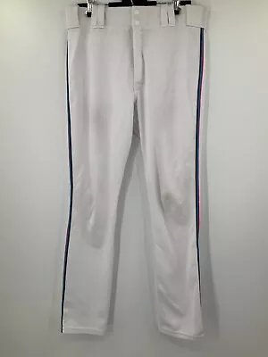 Keegan Fish Miami Marlins Mlb White Majestic Game Used Pants 2019 Sz: 34 • $70