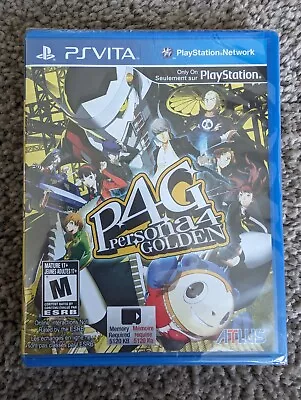 Persona 4 Golden P4G PS VITA Playstation Vita Game (New And Sealed) • $2