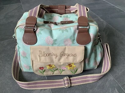 £16.99 • Buy PINK LINING Blooming Gorgeous Yummy Mummy Hydrangea Print Nappy Changing Bag