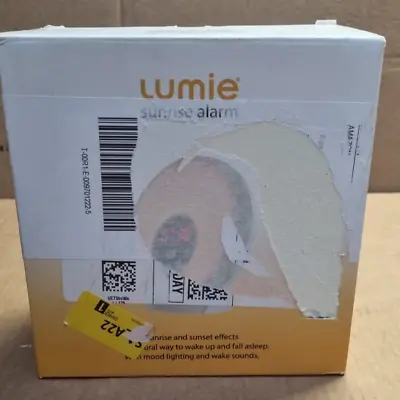 Lumie Sunrise Alarm - Sunrise Wake-up Alarm Sunset Sleep Feature(box IMPERFECT) • £26.99