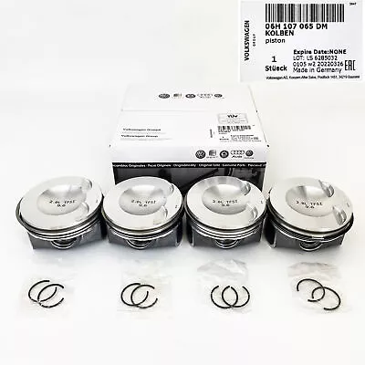 4x VW 06H107065DM Upgraded 23mm Piston & Rings Set For Audi A5 A4 VW Jetta 2.0T • $229.99