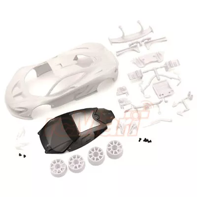Kyosho Mini-Z White Body Set McLaren P1 GTR W/Wheel RWD MR-03 RC Car #MZN190 • $28.99