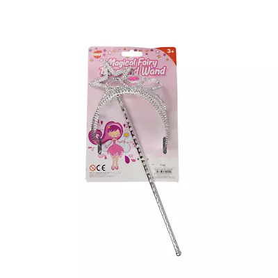 £4.27 • Buy Princess Tiara And Wand Dress Up Set Party Children Girls Fairy Costume Toy