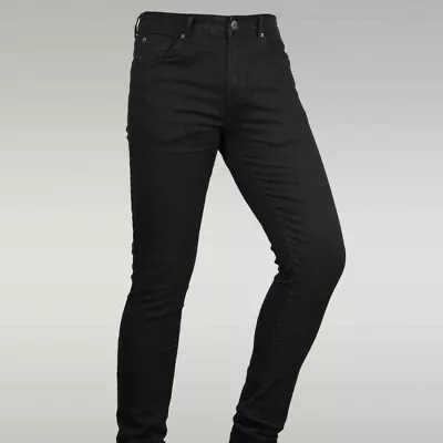 Mens Branded Denim Super Stretch Skinny Slim Fit Jeans All Waist & Leg Sizes • $17.39