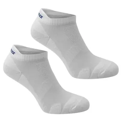 Mens Karrimor 2 Pack Running Padded Training Ankle Socks White 7-11 • £10.99