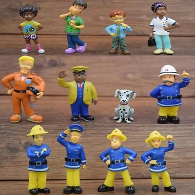 Fireman Sam Elvis Action Figure Movie 12 PCS Penny Cartoon Doll Gift Kids Toy • $14.98
