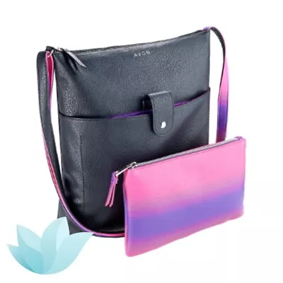 Avon A4 Messenger Bag Black 30x33cm | Branded Bag | Rep Supplies • £29.99