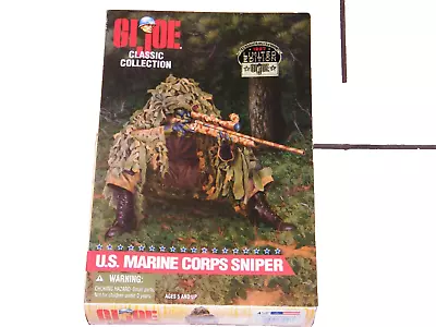 Vintage GI Joe US Marine Corps Sniper USMC Classic Collection 12  Figure Limited • $29.99