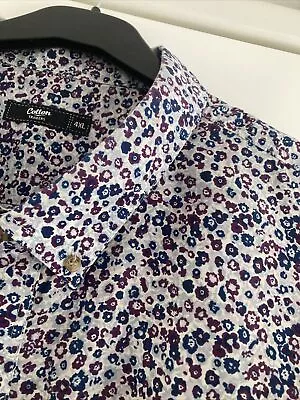 Cotton Traders Shirt 4xl Xxxxl 30 Inch Pit To Pit FLORAL • £9.75