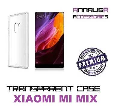 Cover Clear Xiaomi Mi Mix Case Protection TPU Transparent Slim Case • £4.94